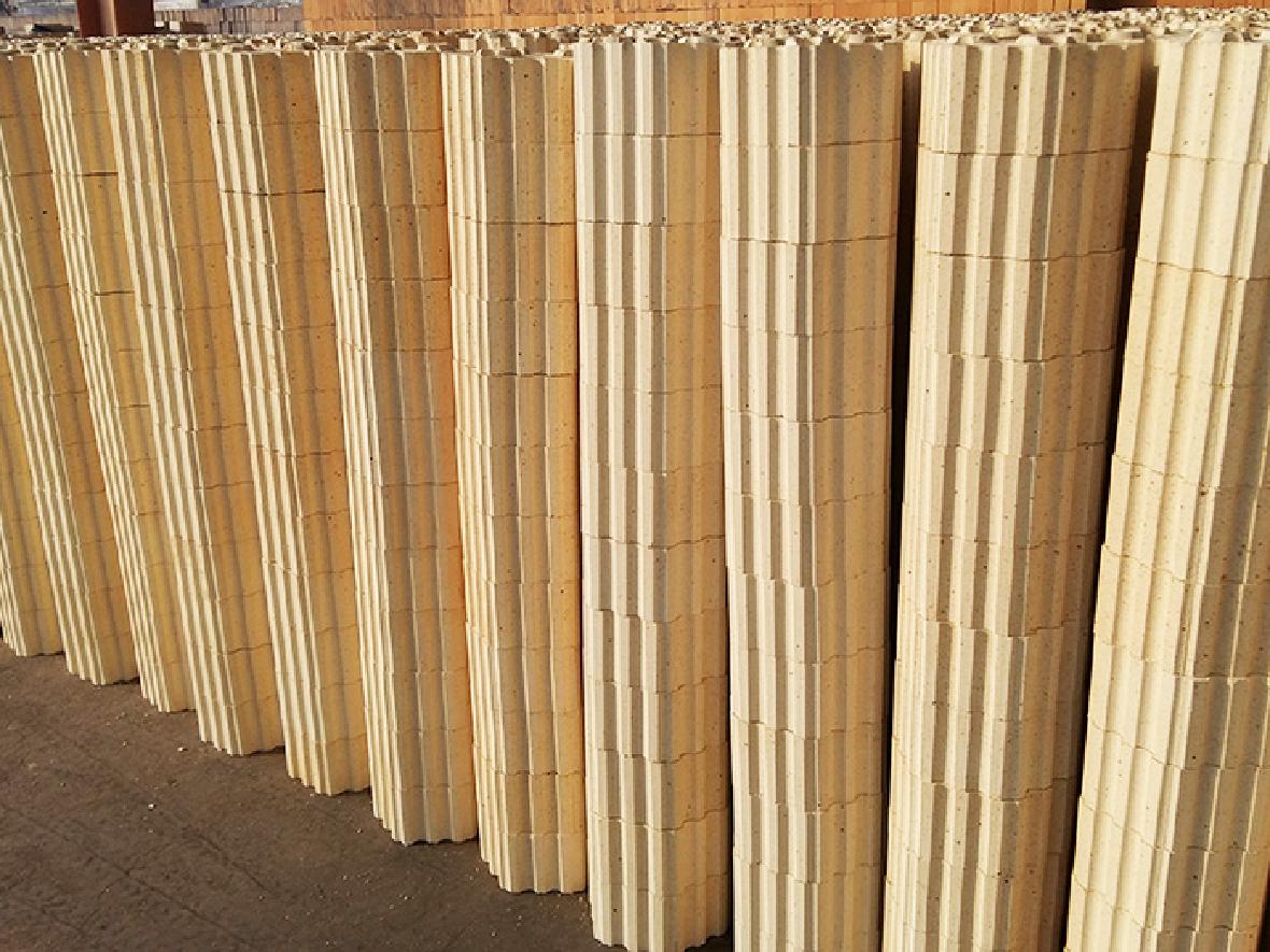 High aluminum nineteen hole grid brick