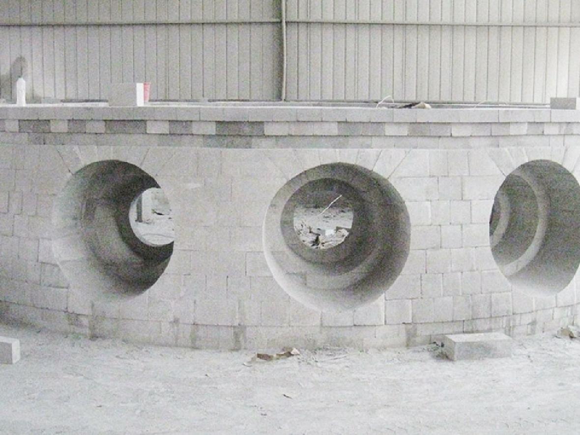 Blast furnace tuyere combination brick