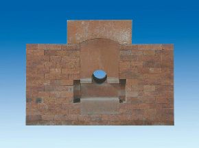 Combination bricks for calcium carbide furnace door