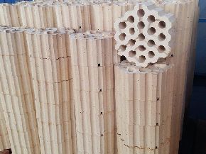 High aluminum nineteen hole grid brick